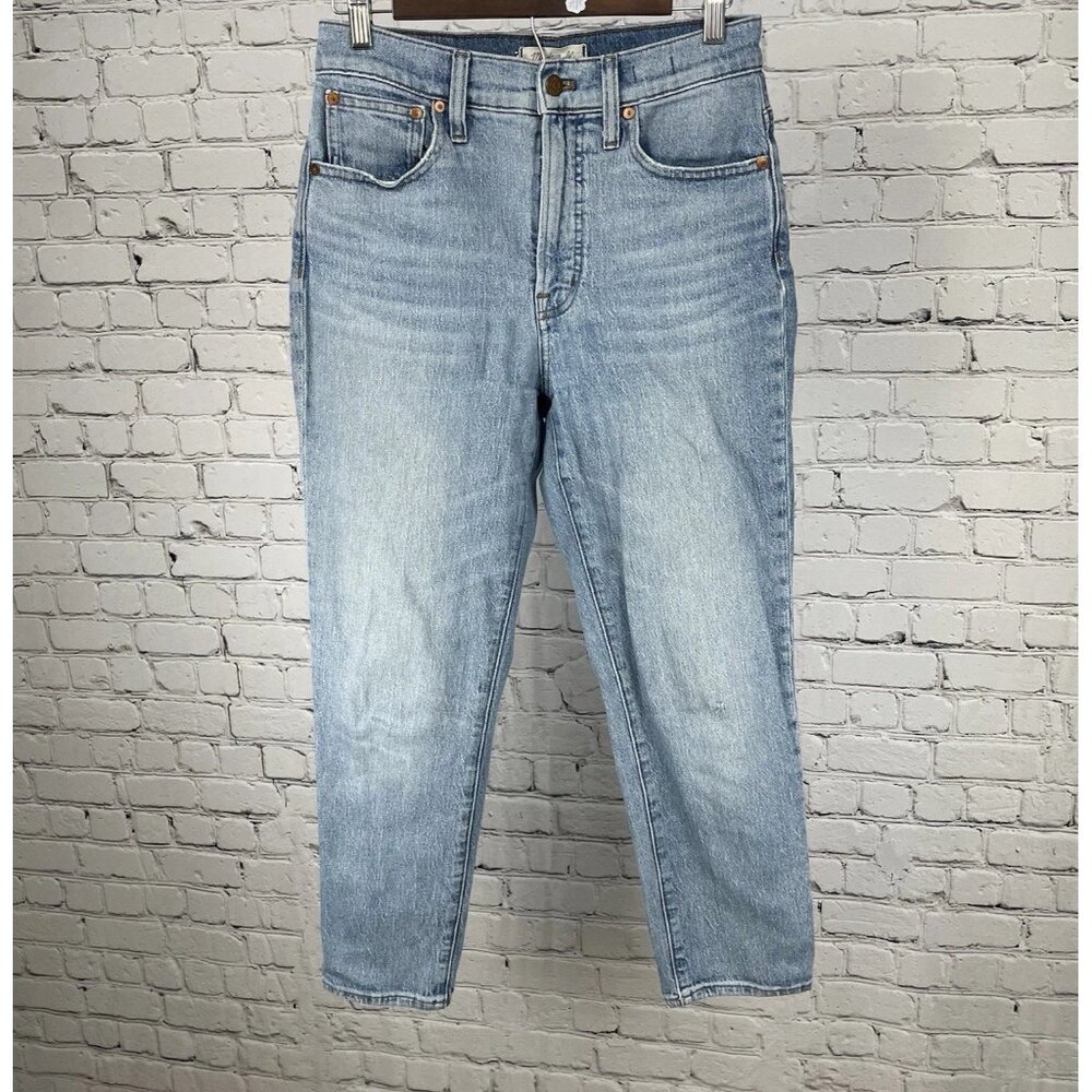 Madewell Blue Denim The Perfect Vintage Crop Jeans High Rise Size 27 (28x26)